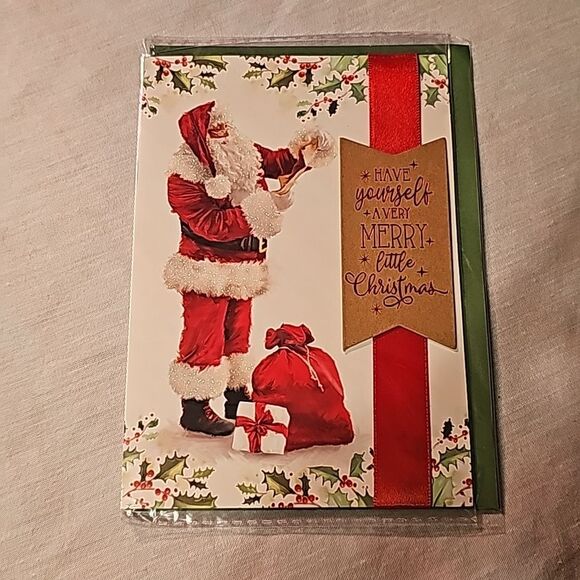 Pack of mystery 25 assorted Christmas cards with envelopes xmas holiday glitter - Picture 5 of 16